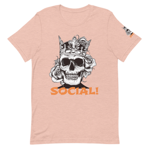 Crown Holder Orange Font Unisex T-Shirt