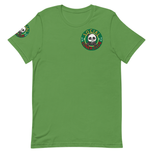 Green Panda Various Colors Unisex Tee