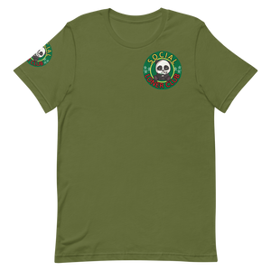 Green Panda Various Colors Unisex Tee