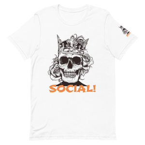 Crown Holder Orange Font Unisex T-Shirt