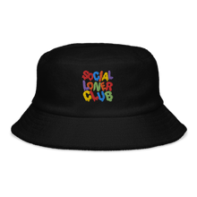 SLC RAINBOW DRIP terry cloth bucket hat