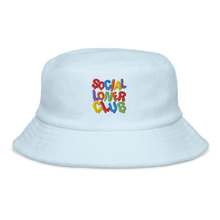 SLC RAINBOW DRIP terry cloth bucket hat